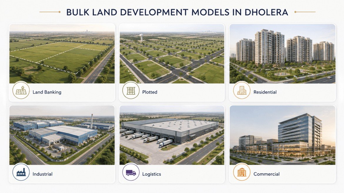 Seven Development Models for Bulk Land in Dholera