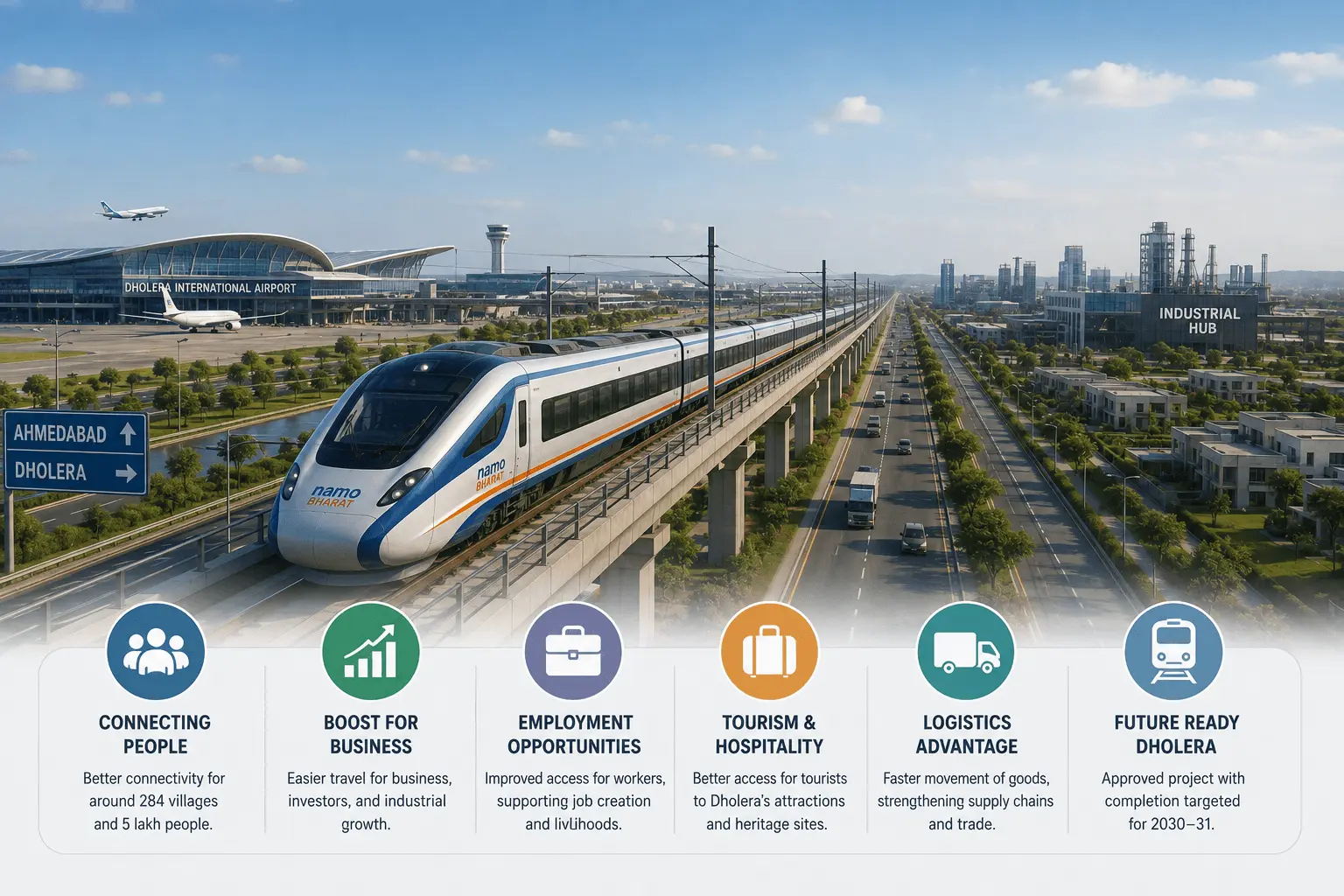 What will the railway mean for Dholera