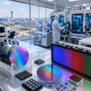 Crystal Matrix Dholera 2026 MiniMicro-LED & GaN Project